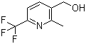 [2-Methyl-6-(trifluoromethyl)pyridin-3-yl]methanol molecular structure (CAS 681260-50-4)