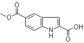 1H-Indole-2,5-dicarboxylic acid 5-methyl ester molecular structure (CAS 681288-76-6)