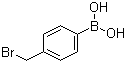 structure of CAS# 68162-47-0, 4-(Bromomethyl)phenylboronic acid;4-Boronobenzyl bromide