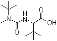 (S)-2-(3-tert-Butyl-3-methylureido)-3,3-dimethylbutanoic acid molecular structure (CAS 681809-31-4)