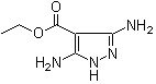 3,5-二氨基-4-吡唑羧酸乙酯分子结构 (CAS 6825-71-4)
