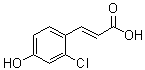 3-(2-氯-4-羟基苯基)-2-丙烯酸分子结构 (CAS 682804-97-3)