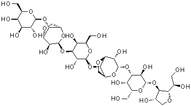 琼胶六糖醇分子结构 (CAS 68289-59-8)