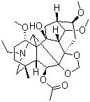 德尔塔林分子结构 (CAS 6836-11-9)
