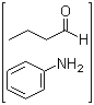 Butanal reaction products with aniline molecular structure (CAS 68411-20-1)