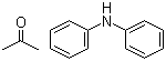 structure of CAS# 68412-48-6, Acetone diphenylamine;2-Propanone diphenylamine