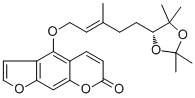 6',7'-Dihydroxybergamottin acetonide molecular structure (CAS 684217-08-1)