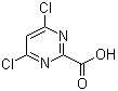 4,6-Dichloro-2-pyrimidinecarboxylic acid molecular structure (CAS 684220-30-2)