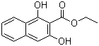 结构式 CAS# 6843-89-6, 1,3-二羟基萘-2-甲酸乙酯