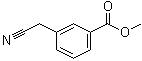 structure of CAS# 68432-92-8, 3-Cyanomethylbenzoic acid methyl ester;Methyl 3-(cyanomethyl)benzoate; Methyl m-(cyanomethyl)benzoate