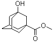 结构式 CAS# 68435-07-4, 3-羟基金刚烷-1-羧酸甲酯