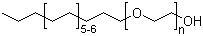 Alcohols C16-18 ethoxylated molecular structure (CAS 68439-49-6)