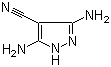 结构式 CAS# 6844-58-2, 3,5-二氨基-1H-吡唑-4-甲腈