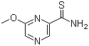 6-Methoxy-2-pyrazinecarbothioamide molecular structure (CAS 68450-42-0)
