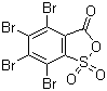 structure of CAS# 68460-01-5, Tetrabromo-2-sulfobenzoic acid cyclic anhydride;4,5,6,7-Tetrabromo-3H-2,1-benzoxathiol-3-one 1,1-dioxide