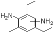 Diethyltoluenediamine molecular structure (CAS 68479-98-1)