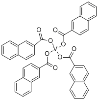 structure of CAS# 68553-60-6, Naphthenic acids vanadyl complexes;Vanadiumnaphthenateoxide