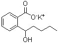 2-(1-Hydroxypentyl)benzoic acid monopotassium salt molecular structure (CAS 685886-82-2)