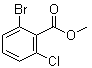 structure of CAS# 685892-23-3, Methyl 2-bromo-6-chlorobenzoate