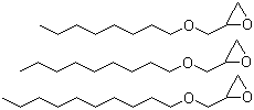 structure of CAS# 68609-96-1, Octyl/decyl glycidyl ether