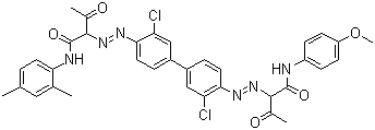 Pigment Yellow 127 molecular structure (CAS 68610-86-6)
