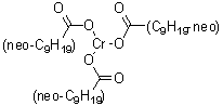 Chromium trineodecanoate molecular structure (CAS 68683-16-9)