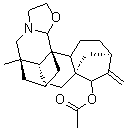 Garryfoline acetate molecular structure (CAS 68719-14-2)