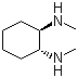 结构式 CAS# 68737-65-5, (1R,2R)-(-)-N,N'-二甲基-1,2-环己二胺