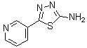 structure of CAS# 68787-52-0, 2-Amino-5-(pyridin-3-yl)-1,3,4-thiadiazole;5-(3-Pyridinyl)-1,3,4-thiadiazol-2-amine; NSC 513815