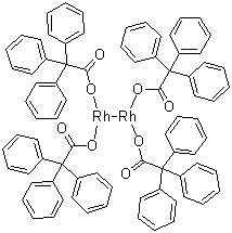 structure of CAS# 68803-79-2, Tetrakis(triphenylacetato)dirhodium(II)