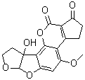 Aflatoxin M2 molecular structure (CAS 6885-57-0)