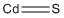 Cadmium sulfide molecular structure (CAS 68859-25-6)