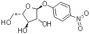 结构式 CAS# 6892-58-6, 4-硝基苯基 alpha-L-阿拉伯呋喃糖苷