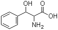 DL-苯基丝氨酸分子结构 (CAS 69-96-5)