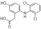 5-羟基双氯芬酸分子结构 (CAS 69002-84-2)