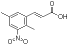 (E)-3-(2,5-二甲基-3-硝基苯基)-2-丙烯酸分子结构 (CAS 69022-53-3)