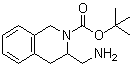 3-氨基甲基-3,4-二氢-1H-异喹啉-2-羧酸叔丁酯分子结构 (CAS 690244-91-8)