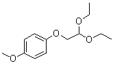 结构式 CAS# 69034-13-5, 1-(2,2-二乙氧基乙氧基)-4-甲氧基苯