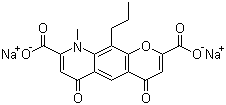 Nedocromil sodium molecular structure (CAS 69049-74-7)