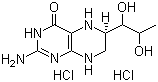 (6R)-5,6,7,8-四氢-L-生物喋呤二盐酸盐分子结构 (CAS 69056-38-8)