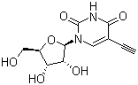 5-乙炔基尿苷分子结构 (CAS 69075-42-9)