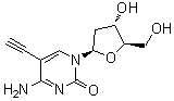 2'-脱氧-5-乙炔基胞苷分子结构 (CAS 69075-47-4)