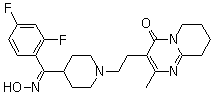 Risperidone E-Oxime molecular structure (CAS 691007-09-7)