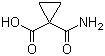 1-(Aminocarbonyl)-1-cyclopropanecarboxylic acid molecular structure (CAS 6914-74-5)