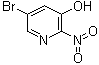 结构式 CAS# 691872-15-8, 5-溴-2-硝基吡啶-3-醇