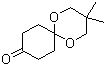3,3-二甲基-1,5-二氧杂螺[5.5]十一烷-9-酮分子结构 (CAS 69225-59-8)