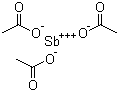 structure of CAS# 6923-52-0, Antimony triacetate