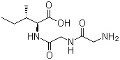 Glycylglycyl-L-isoleucine   molecular structure (CAS 69242-40-6)