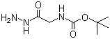 Boc-Glycine hydrazide molecular structure (CAS 6926-09-6)