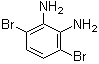 3,6-Dibromo-1,2-phenylenediamine molecular structure (CAS 69272-50-0)